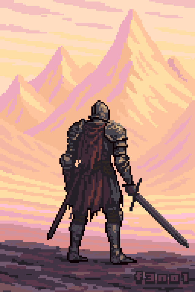 gif of fenol, visual pixel art illustrator and animator